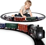 Train Set Toy For Kids, Locomotive Engine Battery Powered Railway, XT-12. Fixed Price $23.66.