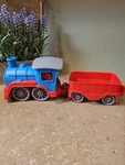 Green Toys Blue & Red Train Set - Made Usa 100% Recycled Plastic. Fixed Price $9.95.
