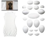 Pro Modular Dress Form Padding Regular Size Kit (20 Pieces) - Adjustable Body.... Fixed Price $89.94.