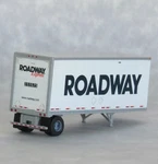 Scale Trainworx 42884-02 Roadway 28' Pup Van Trailer With Converter Dolly. Fixed Price $40.16.