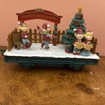 Eztec 37189 North Pole Express Christmas Train Replacement Elves Ice Skating Car. Fixed Price $14.00.
