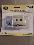 Boley Vehicles #2063-0 Ho Scale White Camper Trailer 1/72. Fixed Price $14.00.