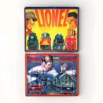 Lionel Train Catalog Cover Tin Signs / Pair Of Metal ( 11" X 14") Hallmark. Fixed Price $18.00.