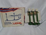 Vtg Lionel Train 3 Operating Electric Street Lamps 6-2170, Green, 6" Nob. Fixed Price $25.50.