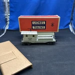 Postwar Lionel #6419 D,l&w Gray Work Caboose O/box.insrt. Fixed Price $50.00.