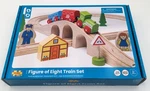 Big Jig Rails BJT012 Figure Eight Wooden Train Set. Fixed Price $25.49.