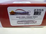 Ho Broadway Limited - Cb&q E8A Dc, Dcc, Paragon 2 Sound Red Nose #9964. Fixed Price $240.00.