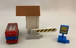 Fisher Price Geotrax Highview Tours C6853 Bus Stop Gate House Replacement 2004. Fixed Price $16.95.