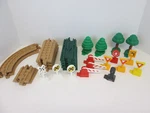 30 Fisher Price Geotrax Extra Tracks Crossing Gate Signal Tree Accessories. Fixed Price $16.94.