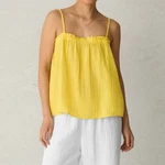 Eileen Fisher Nwt Striped Organic Cotton Gauze Cami, Colors, 2XS-3X. Fixed Price $113.00.
