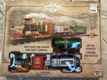 Play Train Set Battery Operated With Lights & Sounds 6+. Fixed Price $9.99.