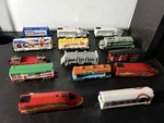 Jakks Pacific Power Train Lot Of 15 Engines, Cars, Accessories Tested/works. Fixed Price $70.00.