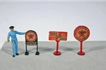 Jl Innovative Design 462 Ho Texaco Vintage Gas Station Curb Signs Kit (set Of 3). Fixed Price $6.15.