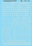 Microscale Alphabets Amp; Numbers Railroad Roman White - Ho Model. Fixed Price $6.85.
