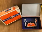Lionel Trains 1900-2000 Railroad Hand Car Schylling Tin Metal Keywound Toy. Fixed Price $25.00.