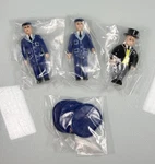 3PC Lionel Thomas & Friends Conductor Train People Figures W/ Base - 1994 Nos. Fixed Price $26.95.