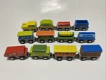 Wooden Train Set 12 Pieces Pidoko Kids Magnetic 3 Engines Toy. Fixed Price $19.66.
