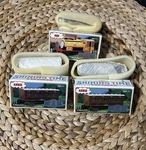 1993 Ertl Thomas & Friends Bill Ben Engine 2 X Clarabel Annie Gold Rail Trains. Fixed Price $37.99.