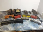 Post War Lionel Steam #2026 027 Gauge Train Set With Extras Untested. Fixed Price $115.47.
