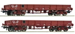 Roco Set 2X Flat Cars, Sncf Ep Iii - Ho 1/87 6600224. Fixed Price $81.26.