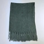 Mohawk Home Vintage Blanket Rayon Square Design Throw With Fringe Ends RN#99717. Fixed Price $16.99.