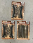 And Train Tracks X8 Straight Rails New Package 3 Sets!. Fixed Price $19.99.