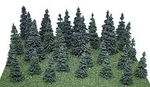 Heki 306 Mini-forest Small Pine Trees 2"-3.5" (set Of 30). Fixed Price $36.99.
