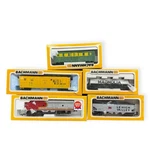 Lot Of 5 Bachmann Ho Scale New Box - 1 Locomotive Sante Fe 307. Fixed Price $99.00.