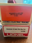 Lionel Lot Of 2 B.l. & E. Ore Cars. Gently Used. All Come In Orig. Boxes.. Fixed Price $36.00.