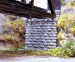 Chooch Enterprises Single-track Cut Stone Bridge Abutment 1-3/4 X 5/8 2 9840. Fixed Price $16.98.