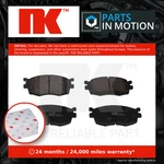 Brake Pads Set Fits Kia Rio MK2 1.5D Front To Nk 581011GA00 581011GE00 New. Fixed Price $25.75.