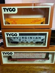 Vintage Tyco Ho Scale Freight Car 3-PACK Classic Brown-box Era Rolling Stock. Fixed Price $14.95.