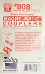 Kadee #808 (s Scale) Couplers W/gear Box -- Dark Tuscan 2 Pair. Fixed Price $9.99.