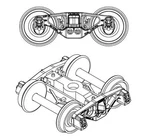 Athearn 90402 Ho 70-TON National B-1 Truck With 33" Wheels (pack Of 2). Fixed Price $19.53.