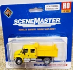 Walthers Scenemaster 949-11632 Ho International Yellow 4300 Crew Cab Dump Truck. Fixed Price $20.00.