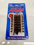 Atlas #6052 Rail O Gauge 1-3/4" Straight Track Piece Set Nickel Silver. Fixed Price $18.95.
