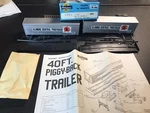 Ho Scale Athearn 40' Piggyback Trailer Vans Illinois Central Kit. Fixed Price $25.35.