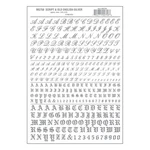 Woodland Scenics MG758 Script & Old English Silver. Fixed Price $8.09.