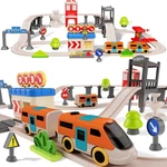 Electric Train Track Set With Music Lights & Steam, Kids Railway Toys For Play. Fixed Price $23.30.