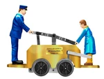 Lionel #2435200 Gold Polar Express 20TH Anniversary Wind-up Handcar. Fixed Price $229.95.