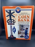 Lionel Railroad Crossing Action Piggy/coin Bank 4 Ft. Tall New Open Box Rare. Fixed Price $249.95.
