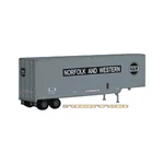 Trainworx 40327-02 Norfolk & Western Drop Frame Trailer 208712 11/11 Release. Fixed Price $26.95.