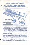 Vintage 1955 Lionel No. 362 Barrel Loader Instruction Sheet Original Paperwork. Fixed Price $25.00.