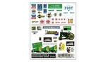 Woodland Scenics Ho Assorted Logos & Advertising Dry Transfer Signs DT556. Fixed Price $10.98.
