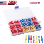 Assorted Insulated Electrical Connectors Terminals Kit Crimp Wire Spade Set Us. Fixed Price $8.99.