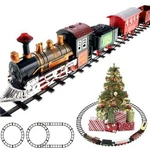 Vibrant 16PC Rocky Mountain Train Toy Set W/ Lights Sounds 53X30IN Play Layout. Fixed Price $39.99.