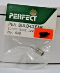 Perfect Parts Ho #438 Clear Pea Bulb 12 15V Screw Base Model Train Light. Fixed Price $5.99.