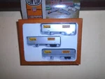 Con-cor #004-005114 1950'S Era Piggy Back Trailer 3 Pack Western Pacific. Fixed Price $25.00.