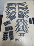 Moc Ultimate City Train Tracks With Rail Crossing Pieces And Switches 75. Fixed Price $59.99.
