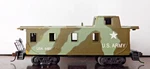 Bachmann Military Caboose Army Ez-mate Couplers Rd# Usa 4481 Ho. Fixed Price $12.00.